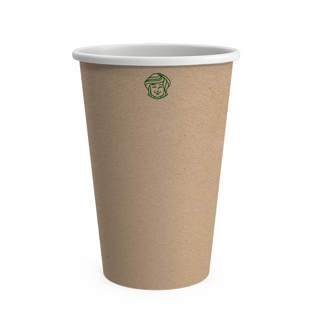 Copo de Papel Billa 550ml Pardo c/40UN