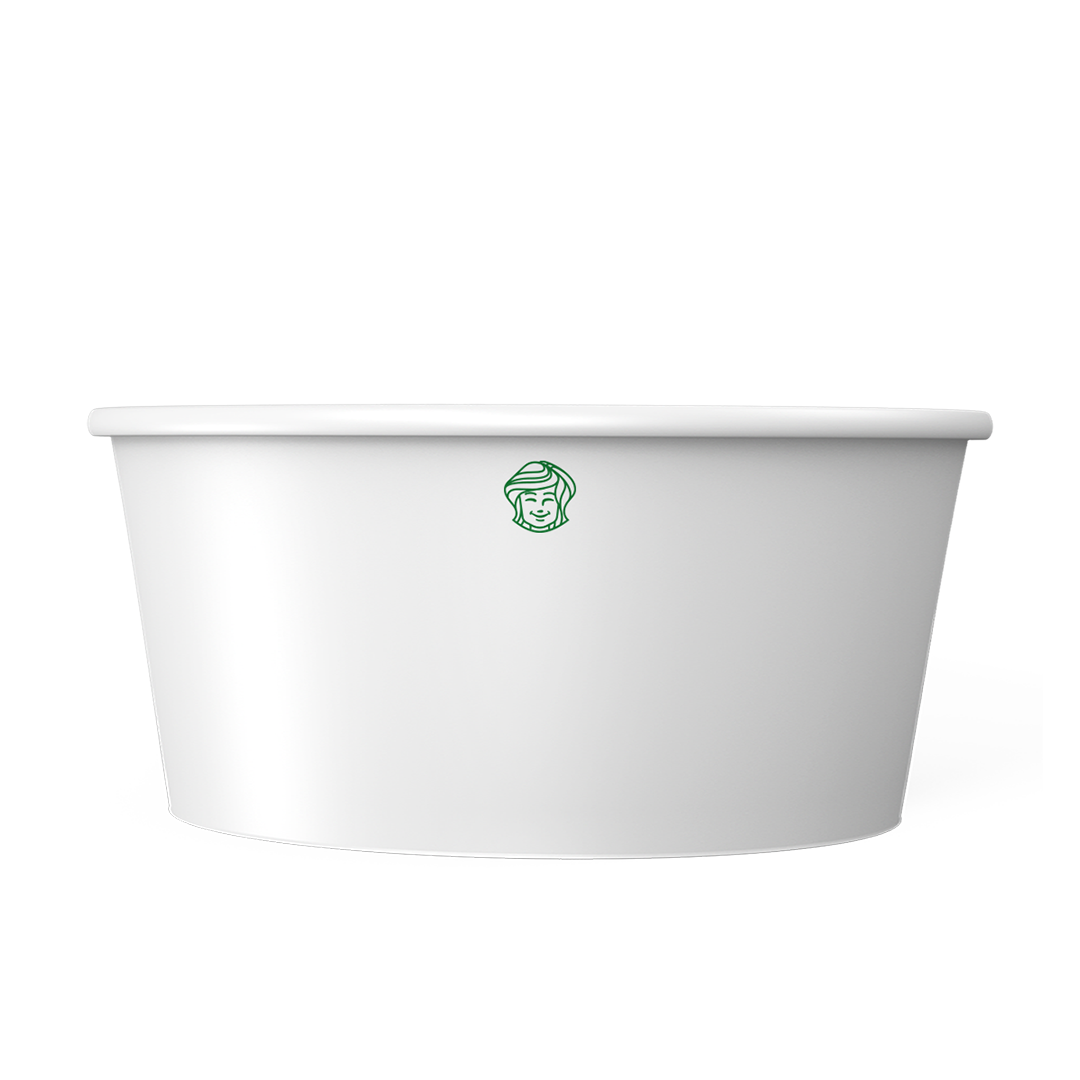 Pote de Papel Billa 1100ml Branco c/30UN