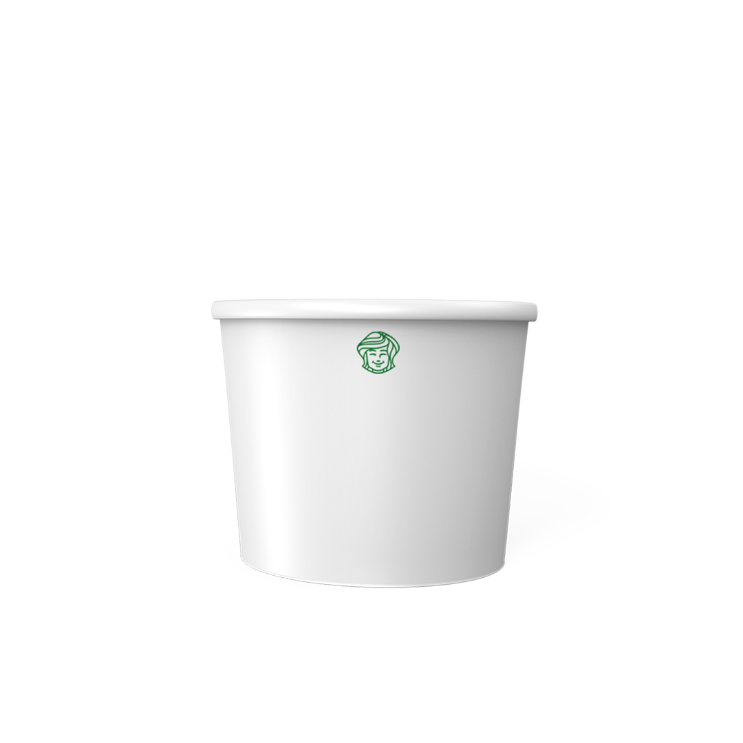 Pote de Papel Billa 120ml Branco c/20UN
