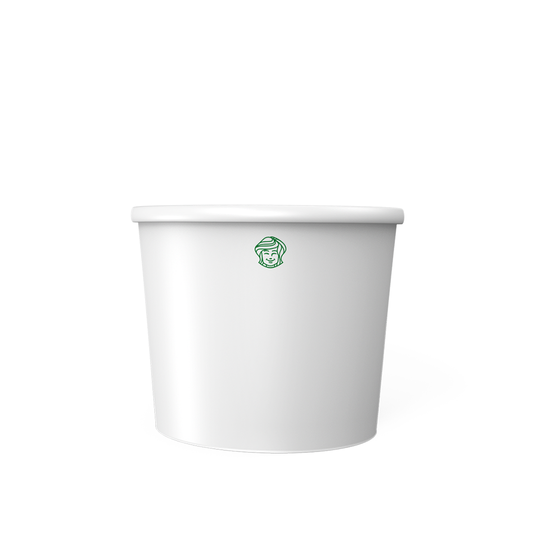 Pote de Papel Billa 360ml Branco c/25UN