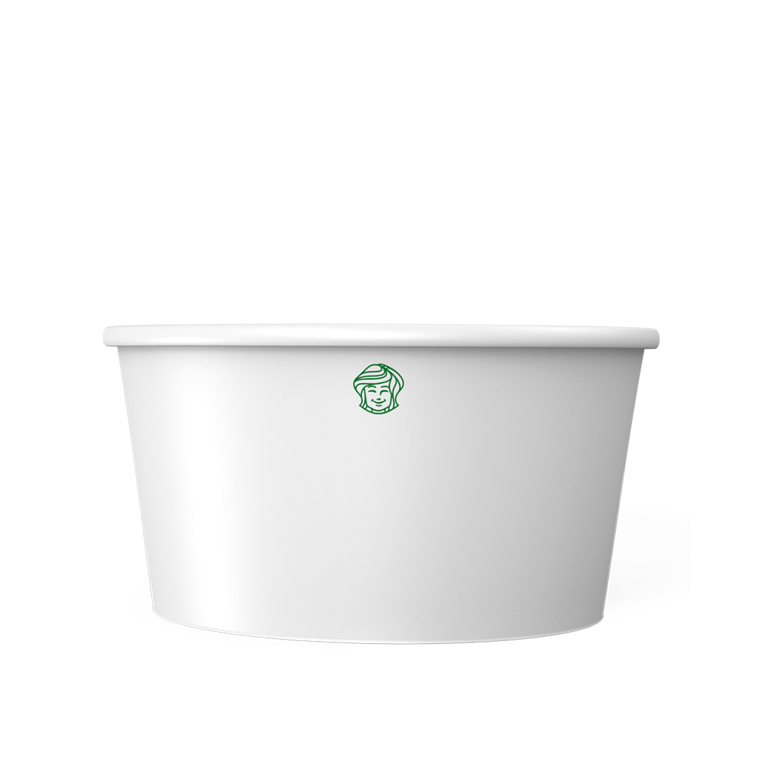 Pote de Papel Billa 750ml Branco c/30UN